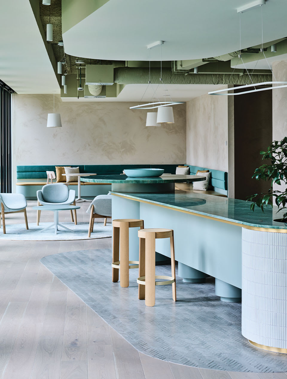 555 Collins Street Offices featuring Havwoods HW2212 Bandol Midi timber flooring